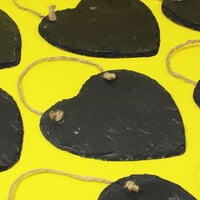 Heart Shaped Slate Message Board