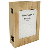 Wooden Memories Box: 14 x 20 x 4.5cm