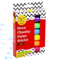 Neon Poster Paint Sticks - 6 Pack