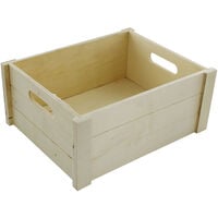 Wooden Crate Hamper