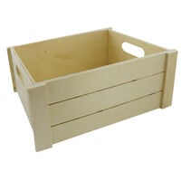 Large Wooden Crate Hamper