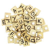 Wooden Letter Tiles: Pack of 114