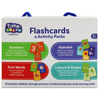 PlayWorks Time To Learn Flashcards: Pack of 4
