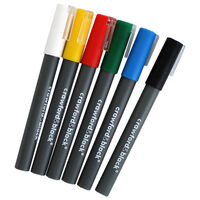 Crawford & Black Paint Markers: Pack of 6