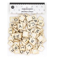 Wooden Letter Tiles: Pack of 114