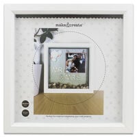 White Deep Box Frame: 20cm x 20cm