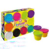 Neon Dough Tubs: Pack of 10