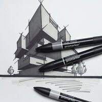 Winsor & Newton ProMarker Grey Tones: Pack of 3