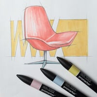 Winsor & Newton ProMarker Pastel Tones 2: Pack of 3