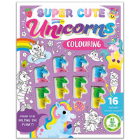 Super Cute Unicorns Colouring