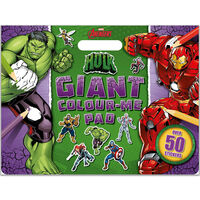 Marvel Avengers Hulk: Giant Colour Me Pad
