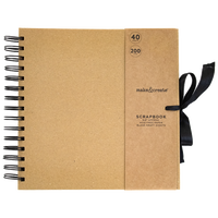 Create Your Own Kraft Scrapbook: 8 x 8 Inches