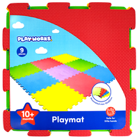PlayWorks 9 Piece Soft Playmat Set