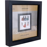 Black Deep Box Frame: 16 x 16cm