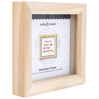 Wood Deep Box Frame: 11 x 11cm