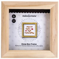 Wood Deep Box Frame: 11 x 11cm