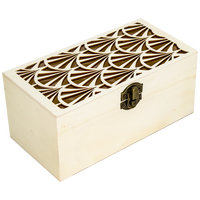 Wooden Shell Rectangular Box
