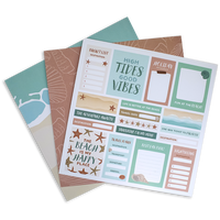 Beachy Design Pad: 12 x 12 Inches