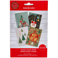 Make Your Own Christmas Gemstone Cards