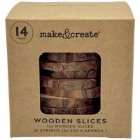 Wooden Slices: Pack of 12