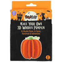 Make Your Own 3D Wooden Pumpkin