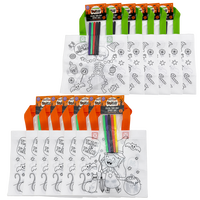 Halloween Colour Your Own Canvas Bag: Bundle of 12