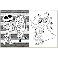 Disney Tim Burton's The Nightmare Before Christmas Delightfully Frightful Colouring Book
