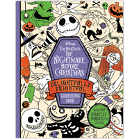Disney Tim Burton's The Nightmare Before Christmas Delightfully Frightful Colouring Book