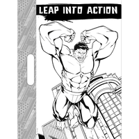 Marvel Avengers Hulk: Giant Colour Me Pad