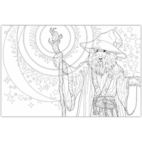 Dogs in Clothes Colouring Book