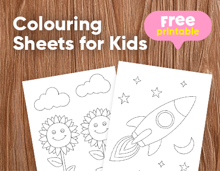 Printable Colouring Sheets for Kids